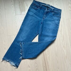J Brand Selena Raw Hem Ankle Jeans